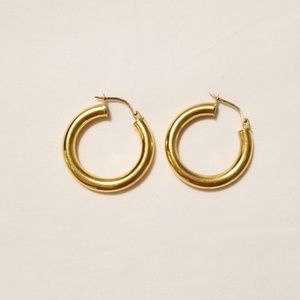 Gold Hoop Earrings